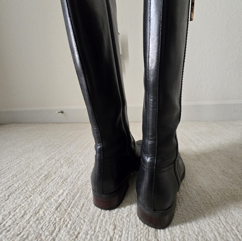 Coach Leather Rider Boots - Picture 4 of 6